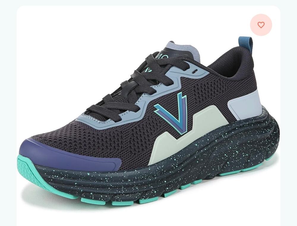 VIONIC MEN'S WALK MAX LACE UP SNEAKER. NWOT. Navy Sz 12.